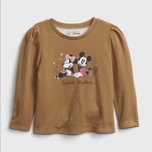 📌🆕 GAP • Disney • Minnie Mouse • Puff Sleeve • Top